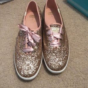 Keds Rose gold glitter